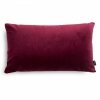 Velvet Weinrotes Dekokissen 50x30